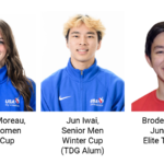 headshots of 3 athletes